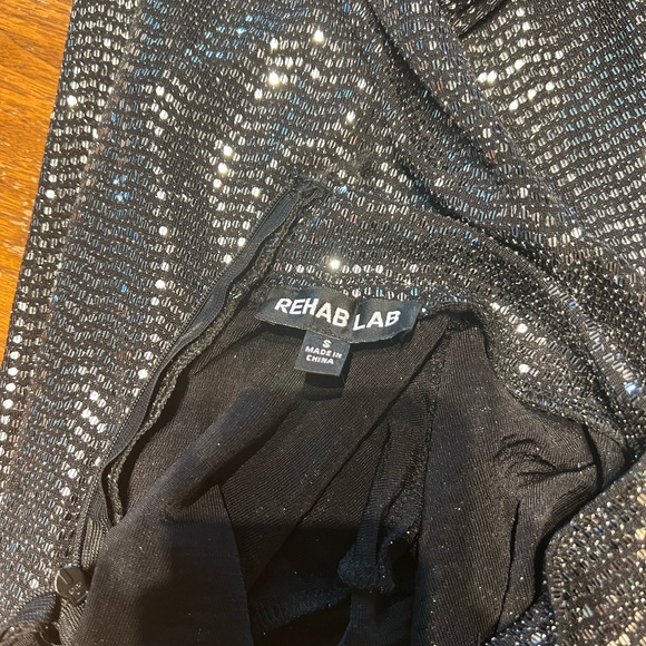 Rehab Lab Silver Sparkle Pants Set - Picture 5 of 8